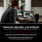 M-Audio M-Track Duo USB Audio Interface Recording Bundle
