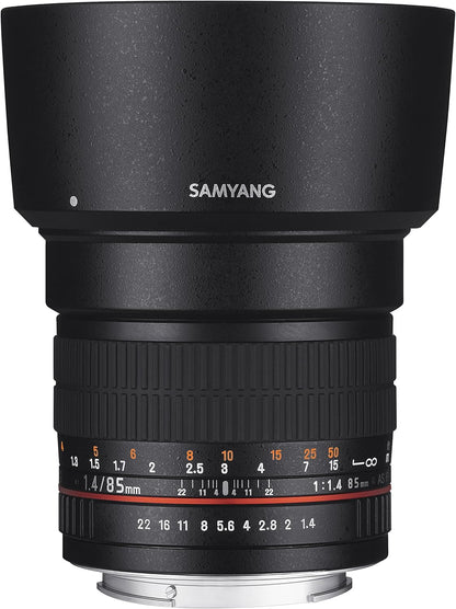 Samyang SY85M-P 85mm F1.4 Lens Pentax K Mount