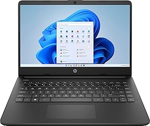 HP 2022 14-inch HD Laptop Celeron N4120 4GB 64GB eMMC — main product image