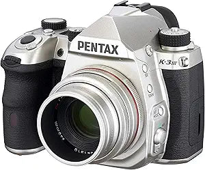 Pentax K 3 Mark III Silver APS-C Camera with 70mm Lens — main product image