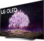 LG OLED77C1 77-Inch 4K OLED Smart TV Bundle