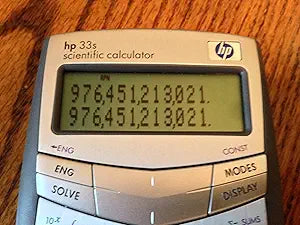 HP F2216A 33S Scientific Calculator RPN Algebraic — main product image