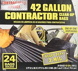 Dell U2410 Contractor's Choice 42-Gallon Trash Bags — main product image