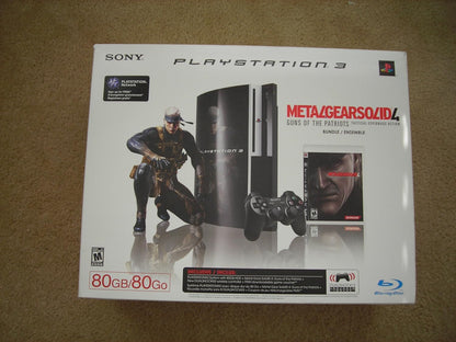 Sony PlayStation 3 80GB Metal Gear Solid Bundle (Renewed)