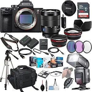 Sony ILCE7RM3A/B a7R IIIA Mirrorless Camera 24-70mm Lens Bundle
