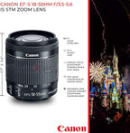Canon Canon EOS Rebel T7 DSLR Camera Bundle with 18-55mm Lens (Renewed)