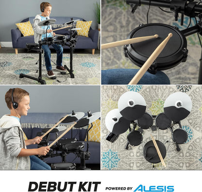 Alesis Debut Kit Kids Electronic Drum Set Mesh Pads