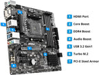 MSI B450PVDHMAX AMD Ryzen AM4 Micro-ATX Motherboard