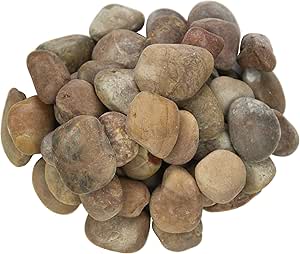 MSI AMZ-LSC-0006 Decorative Polished Red Pebbles 40 lb Bag