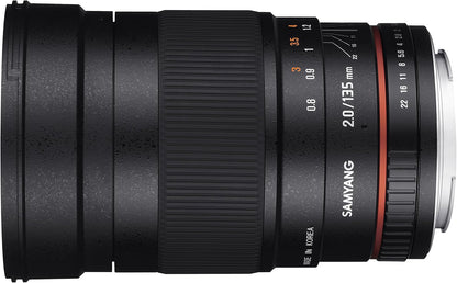 Samyang SY135M-C 135mm f/2.0 ED UMC Telephoto Lens Canon EF