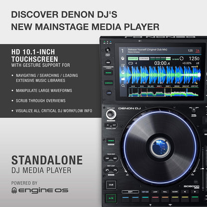 Denon DJ SC6000 PRIME Standalone DJ Media Player WiFi