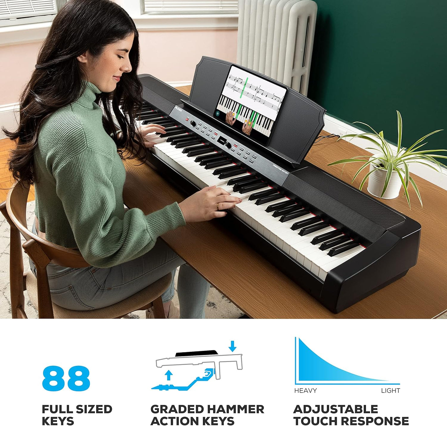 Alesis Prestige Artist 88-Key Digital Piano Weighted Keys