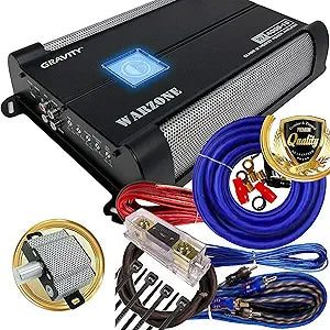 Gravity 4000.1D Car Amplifier 4000W 1 Ohm Kit — main product image