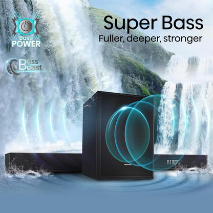 Hisense AX3125H 3.1.2Ch Dolby Atmos Sound Bar w/ Wireless Subwoofer