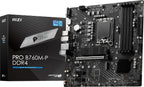 MSI PRO B760M-P DDR4 Motherboard Intel 12th/13th/14th Gen