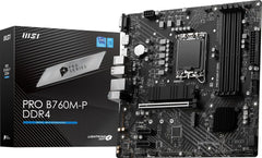 MSI PRO B760M-P DDR4 Motherboard Intel 12th/13th/14th Gen