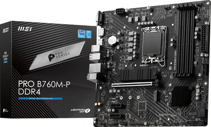 MSI PRO B760M-P DDR4 Motherboard Intel 12th/13th/14th Gen