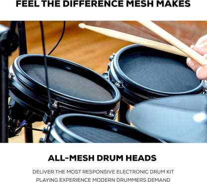 Alesis 9905a0f5 Nitro Mesh Kit Electronic Drum Set