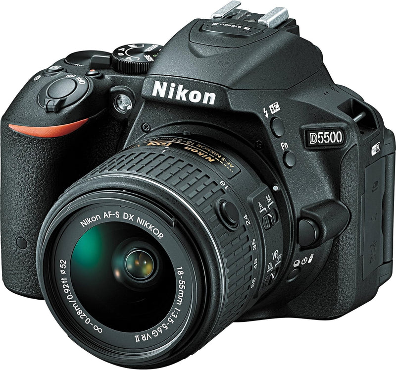 Nikon 1546 D5500 18-55mm VR II Kit Black DSLR Camera — main product image