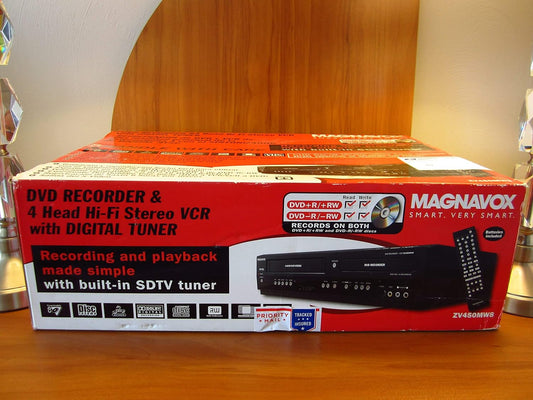 Magnavox ZV450MW8 DVD Recorder VCR Combo Renewed