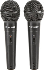 Peavey 03016900 PVi 100 Dynamic Cardioid Microphone 2-Pack