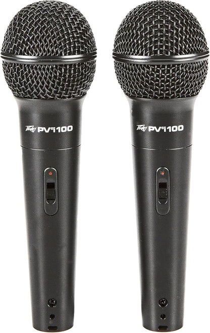 Peavey 03016900 PVi 100 Dynamic Cardioid Microphone 2-Pack