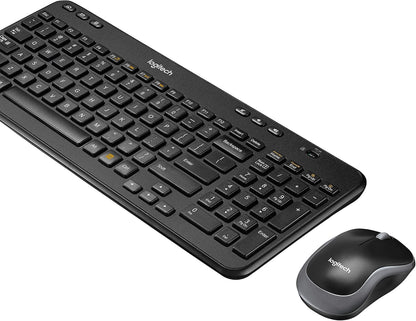 Logitech 920-003376 Wireless Keyboard Mouse Combo Renewed