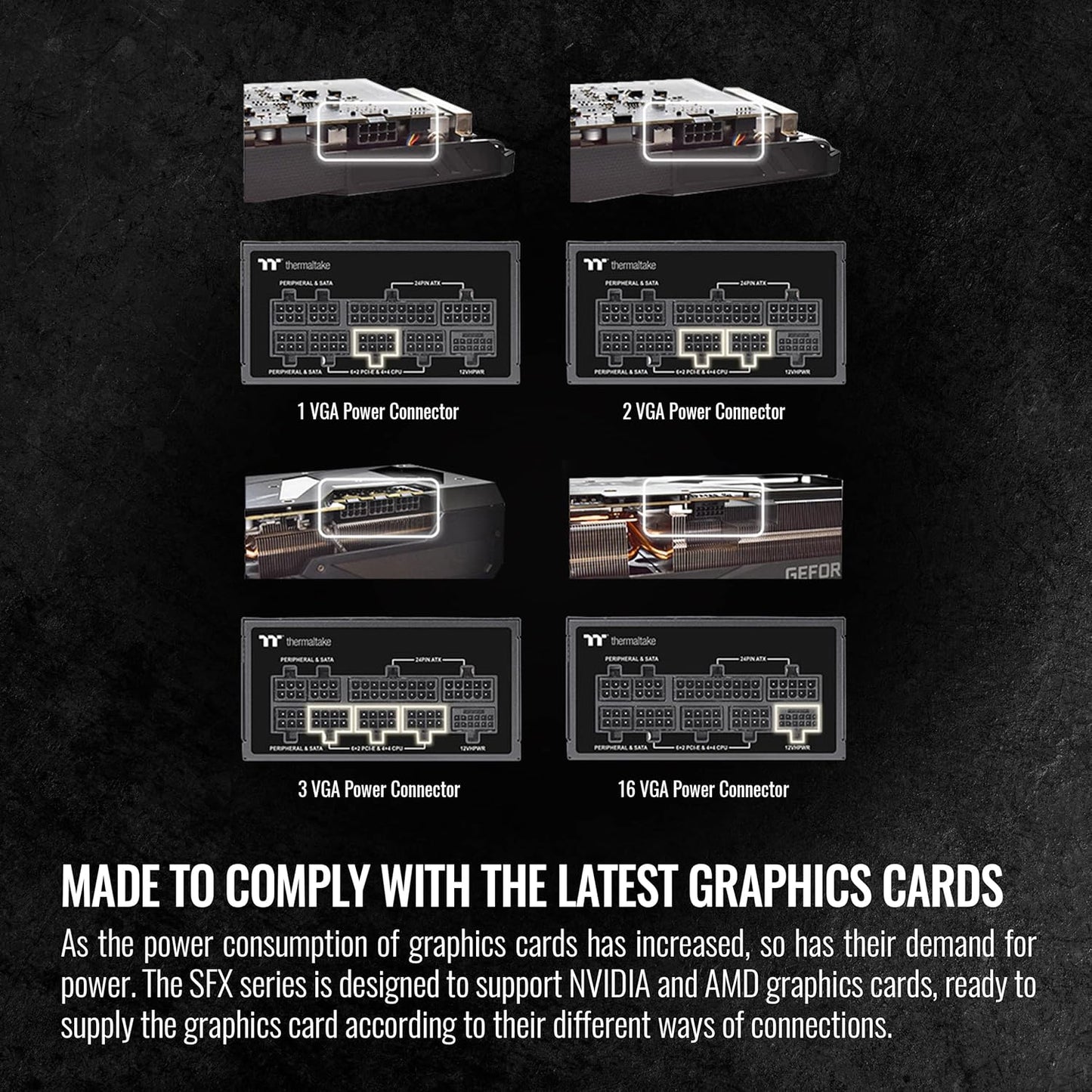 Thermaltake PS-STP-1000FNFAGU-1 Toughpower 1000W SFX Power Supply