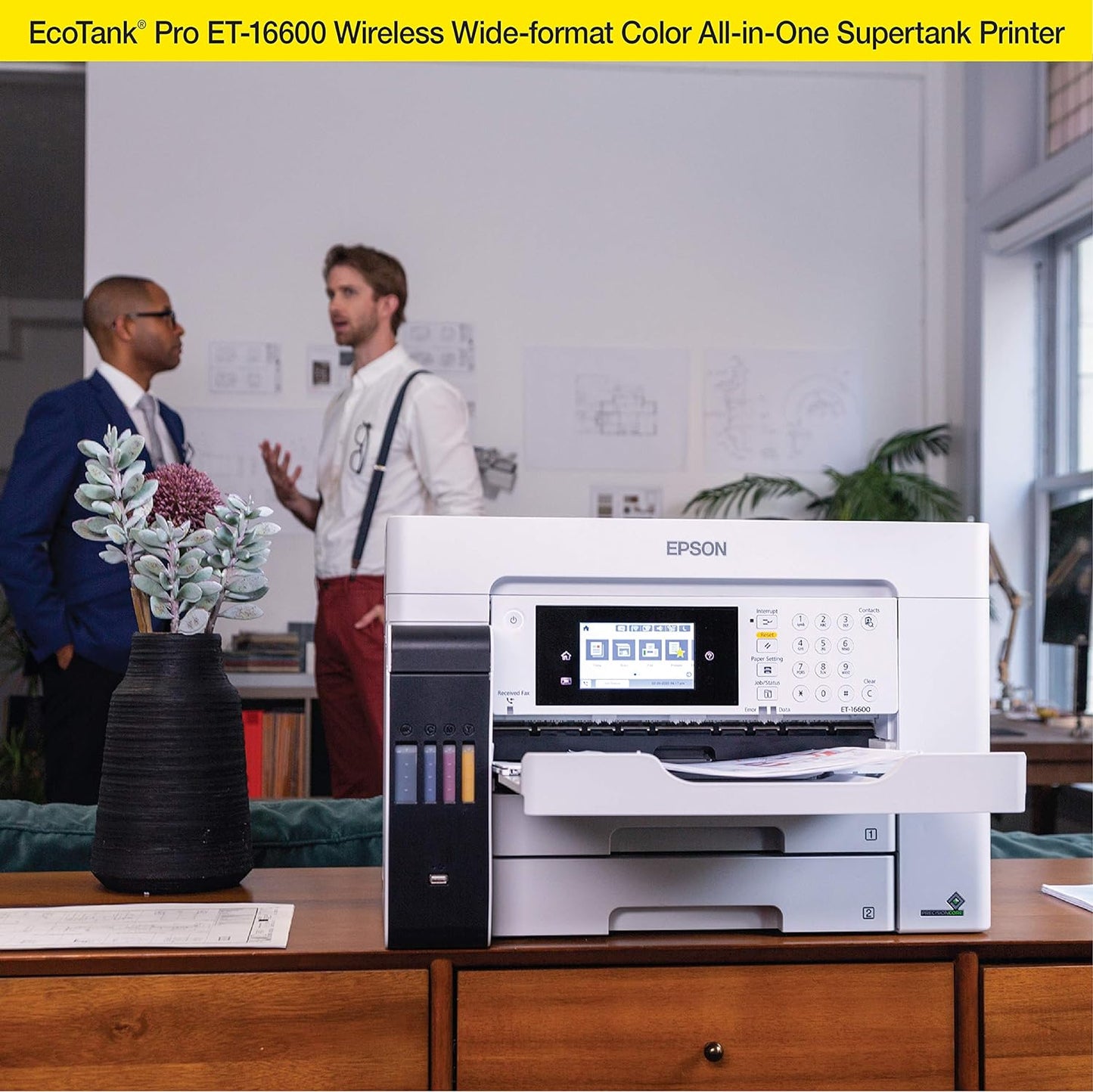 Epson ET-16600 EcoTank Pro Wireless All-in-One Printer (Renewed)