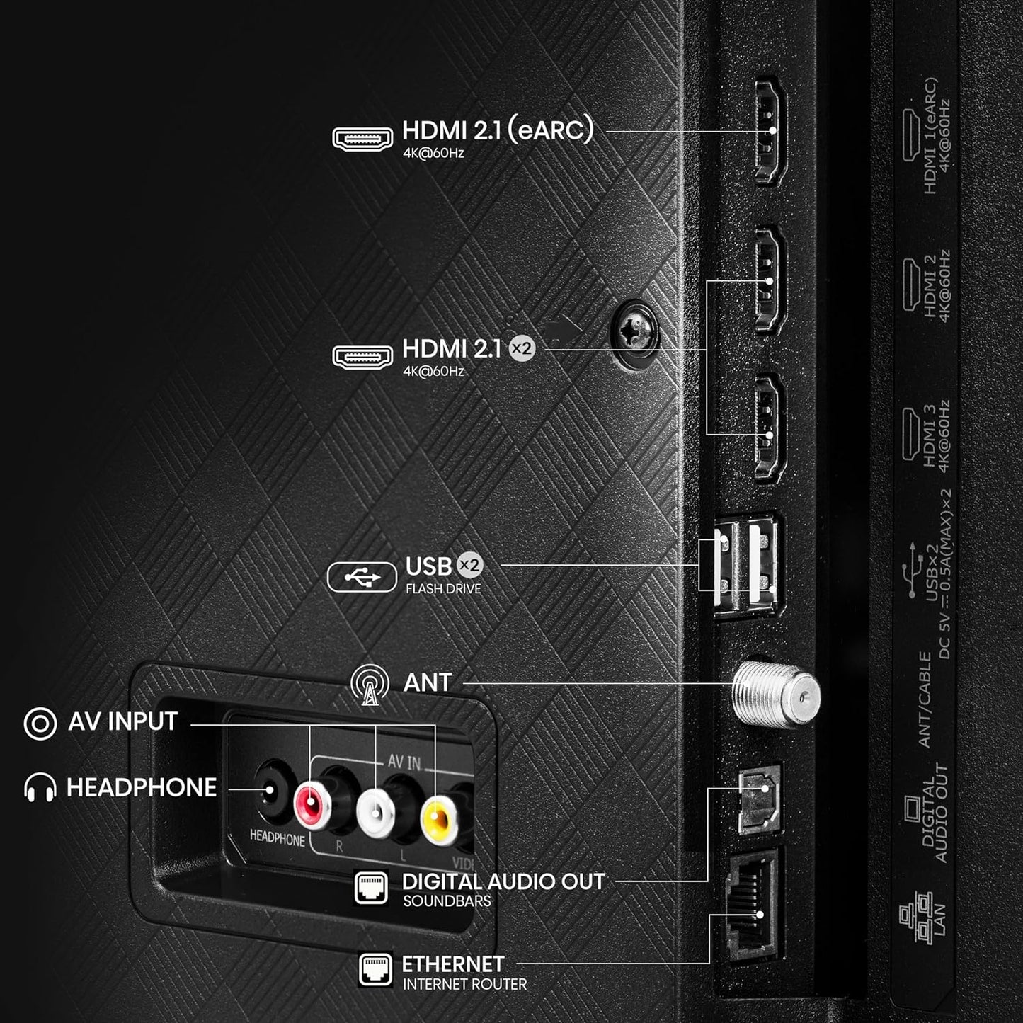 Hisense 55A7N 55-Inch 4K UHD Smart Google TV 2024