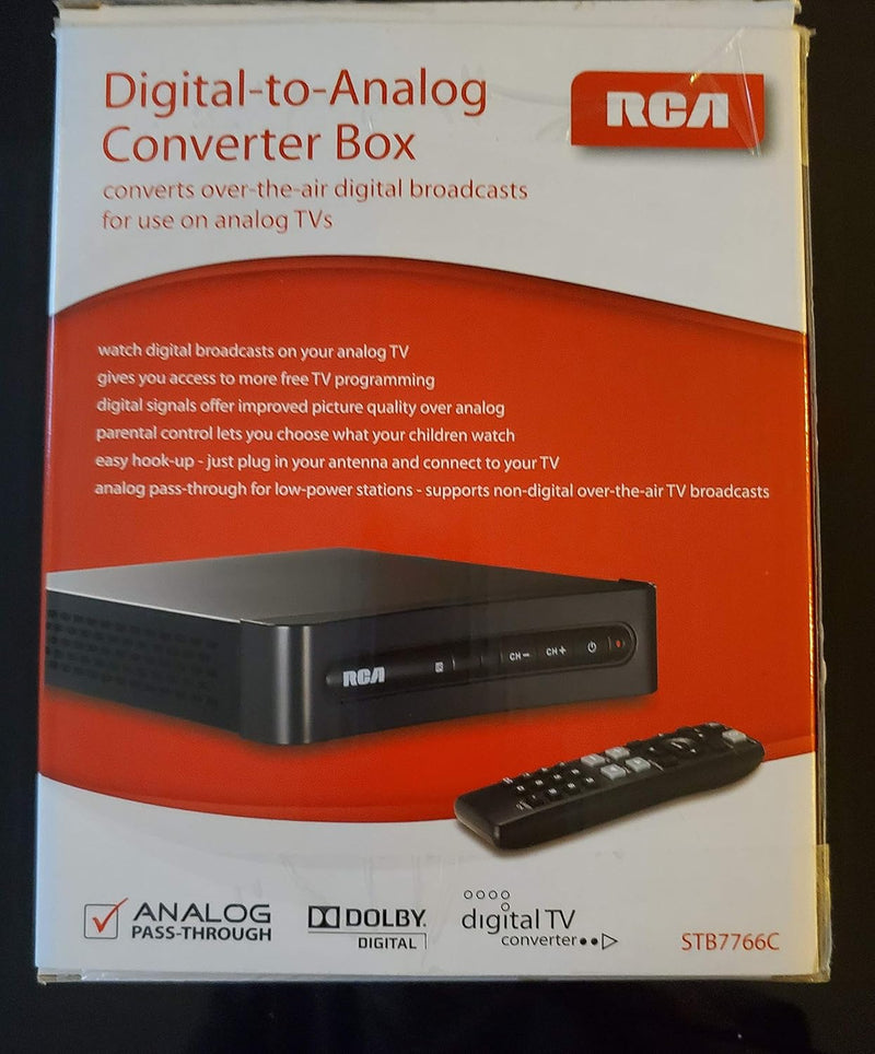 RCA STB7766C Digital to Analog Converter Box — main product image