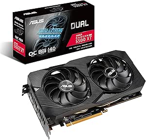 Gigabyte DUAL-RX5500XT-O8G-EVO Radeon RX 5500XT OC Graphics Card — main product image
