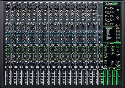 Gravity PROFX22V3+TH02+XLR(2)+M Mackie ProFX22v3 Mixer Bundle