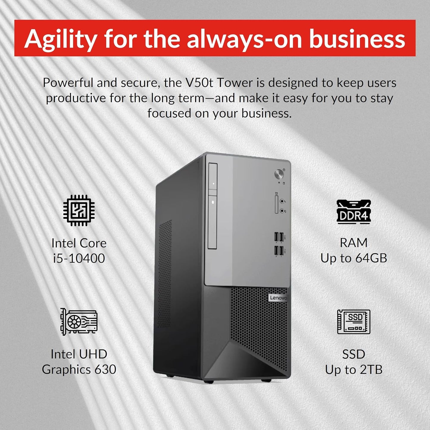 Lenovo 11QE V50t Gen 2 i5 Desktop 1TB SSD