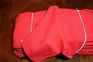 Atlas Red Cotton Shop Towel Rags 10000 Pieces - Industrial Grade — main product image