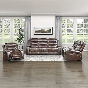 Lexicon 194840168751 Derringer 3-Piece Reclining Set