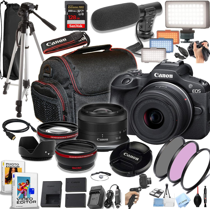 Canon EOS R100 Mirrorless Camera 18-45mm Lens Kit (Renewed) — main product image