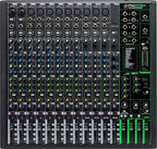 Gravity ProFX16v3 Mackie 16-Channel Mixer Effects Bundle