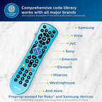 Philips SRP9263C/27 Universal TV Remote - Blue
