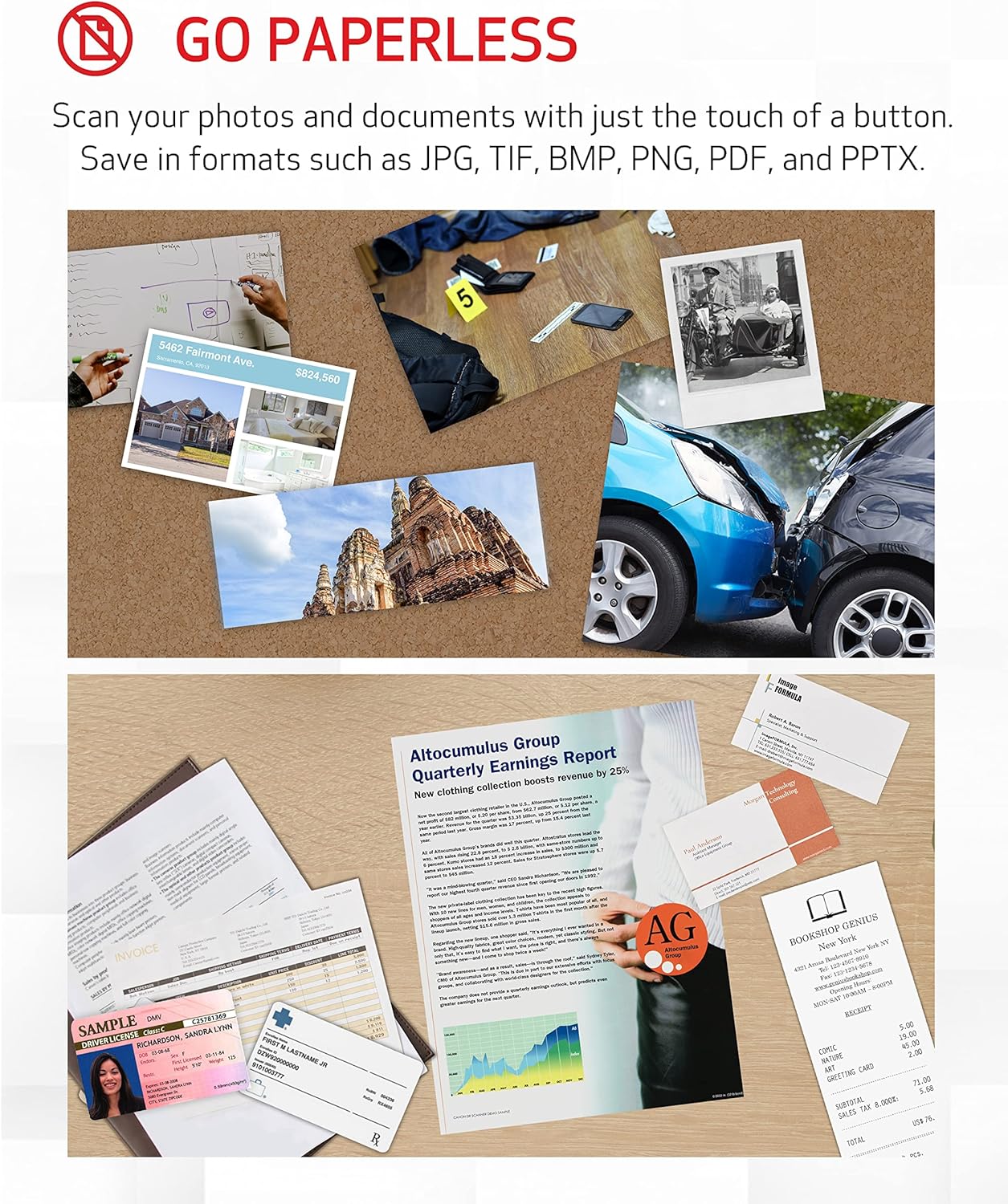 Canon RS40 imageFORMULA Photo/Document Scanner - ADF