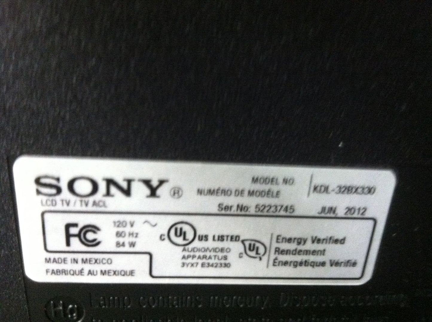 Sony BRAVIA KDL32BX330 32-Inch 720p LCD HDTV