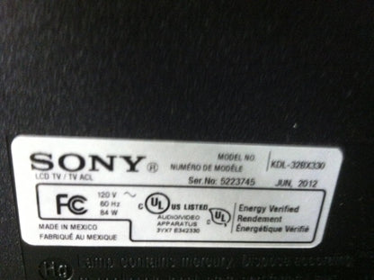 Sony BRAVIA KDL32BX330 32-Inch 720p LCD HDTV