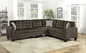 Lexicon 194840173533 Perez Reversible Sectional Sofa — main product image