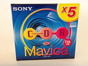 Sony 5MCR-156A 8cm CD-R Disc Mavica Camera 5-Pack