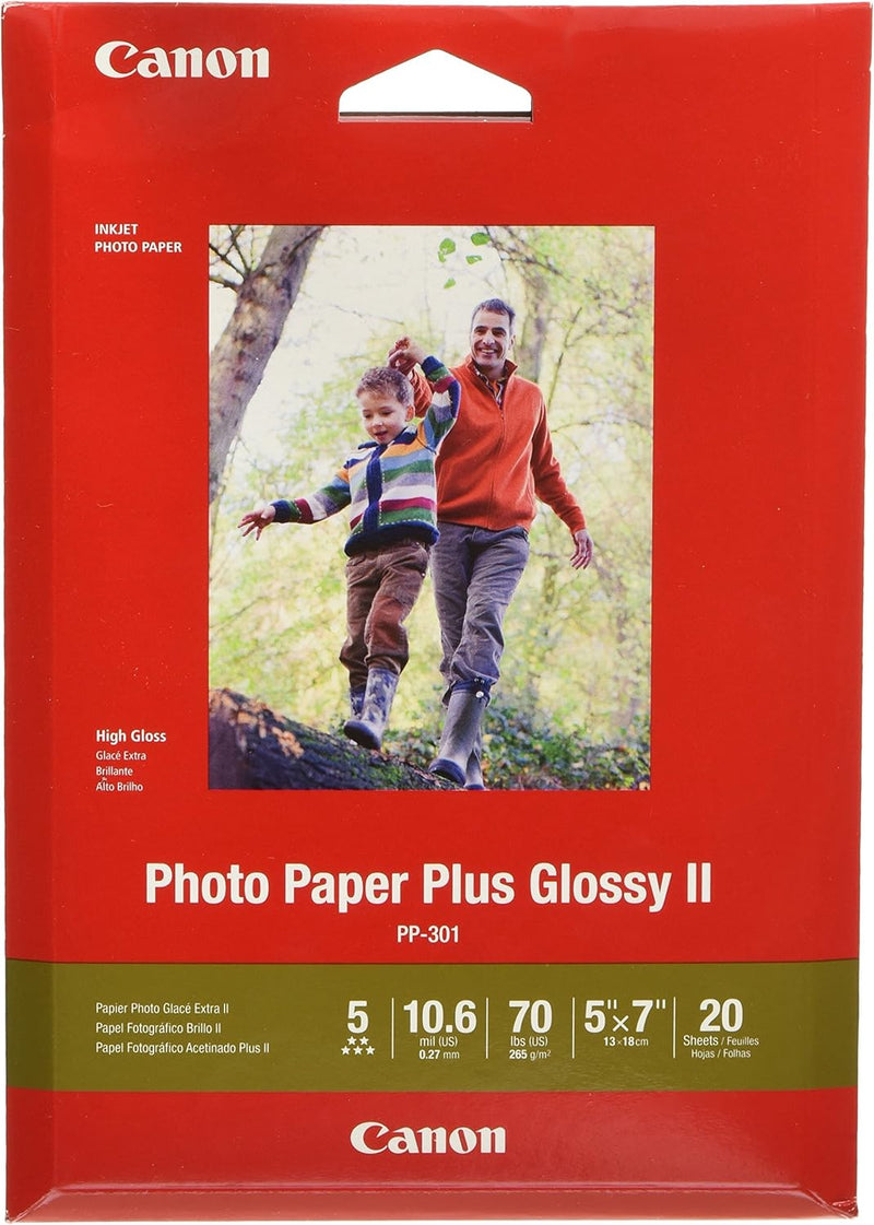 Canon 1432C002 Photo Paper Plus Glossy II 5x7 — main product image