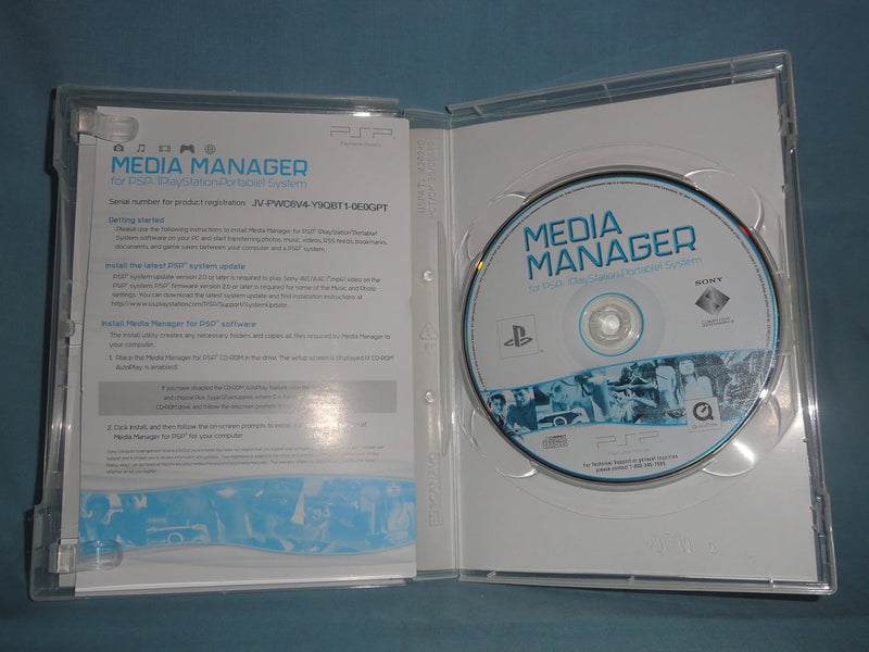 Sony 711719859802 PSP Media Manager Software — main product image