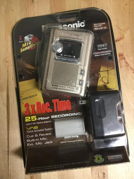 Panasonic RQ-L51 Cassette Recorder - Voice Activated System