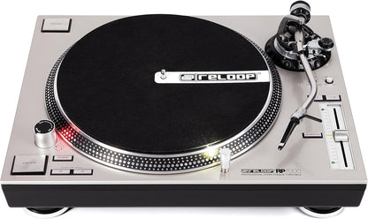 Reloop AMS-RP-7000-SLV RP-7000 Quartz DJ Turntable
