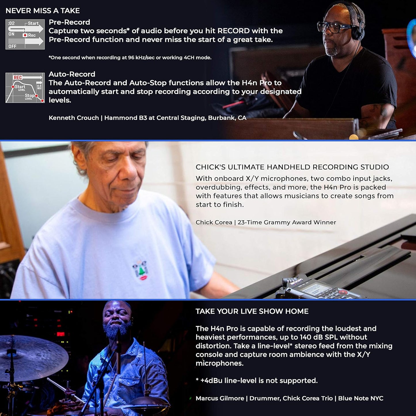 Zoom ZH4n Pro Portable Recorder Kit with Accessories