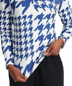 Spyder 38B125314 Women's Houndstooth Half Zip